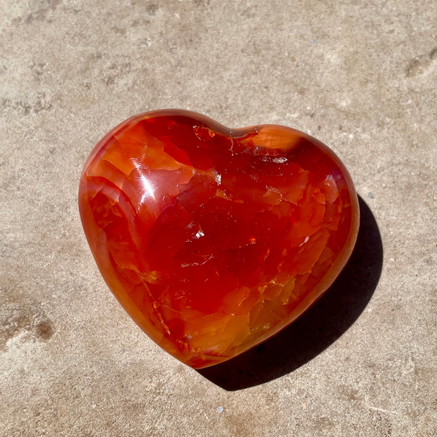 Carnelian Heart 6CM