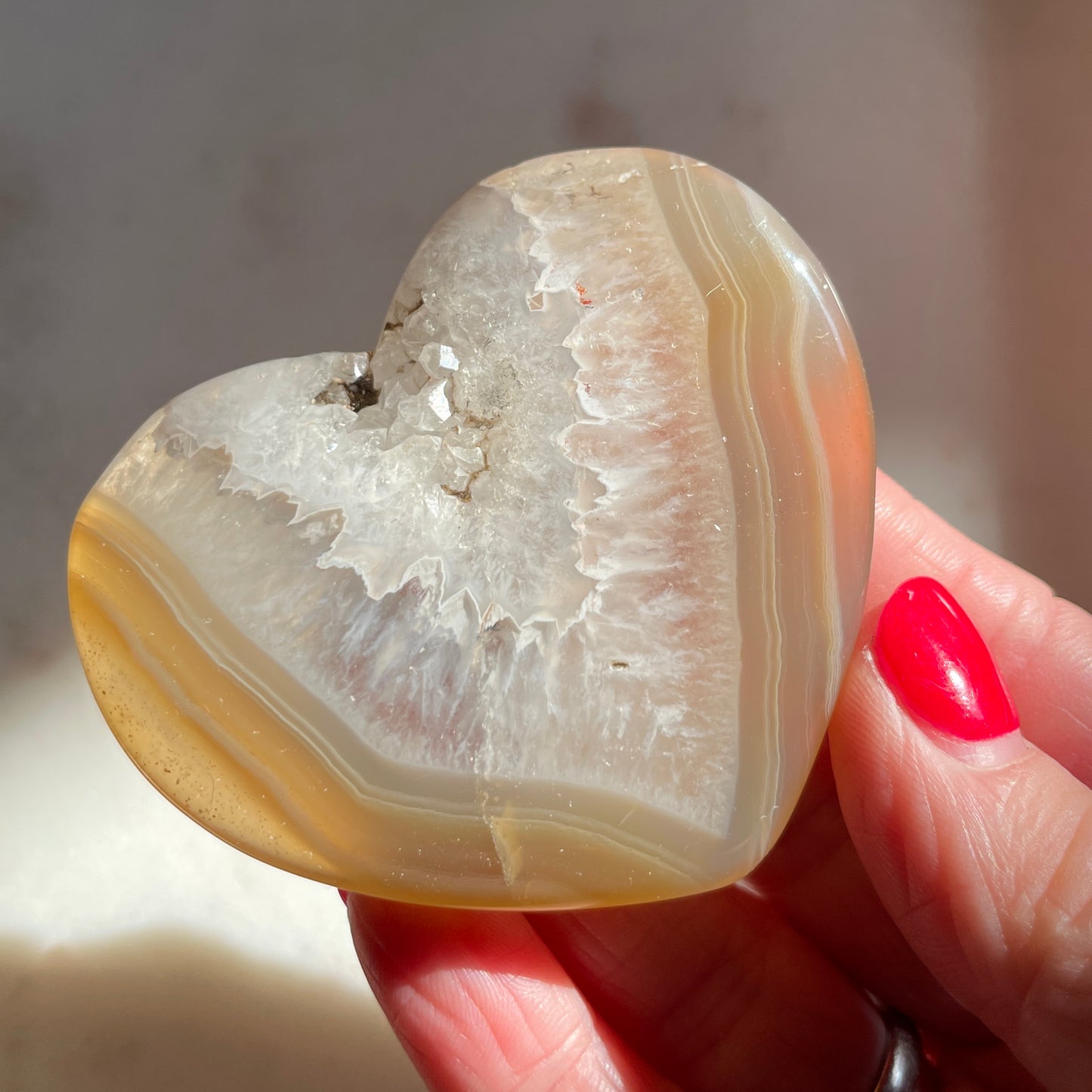 Agate Heart 7cm