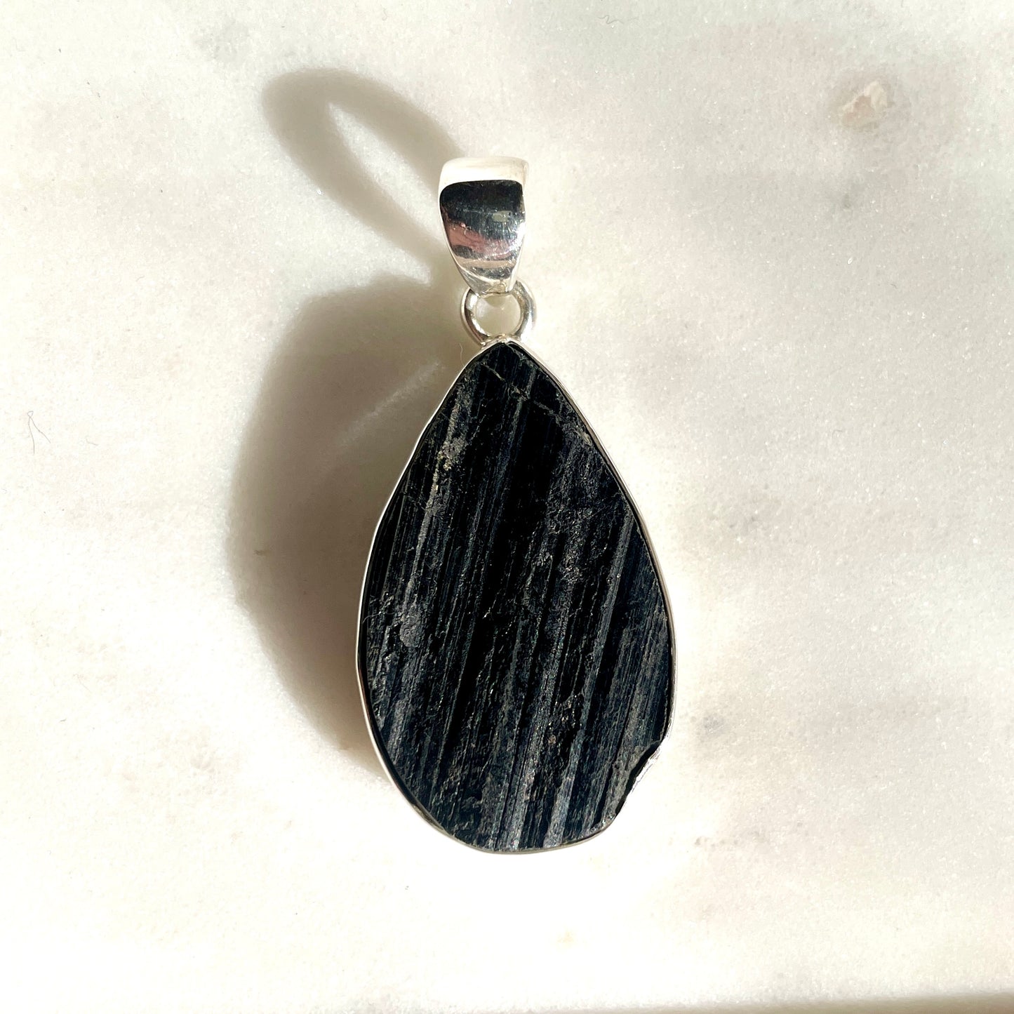 Black Tourmaline pendant | 925 SS