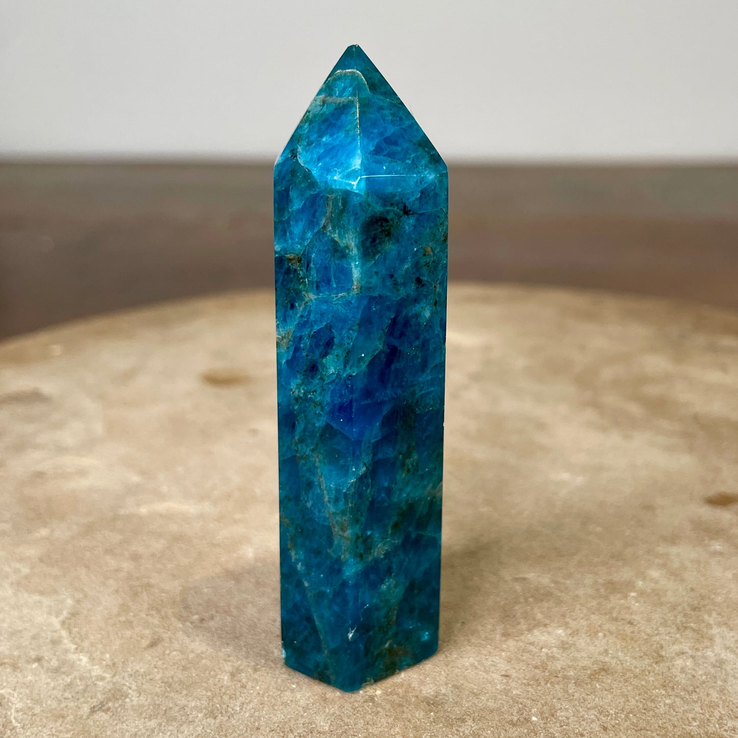 Blue Apatite Tower 10.5cm