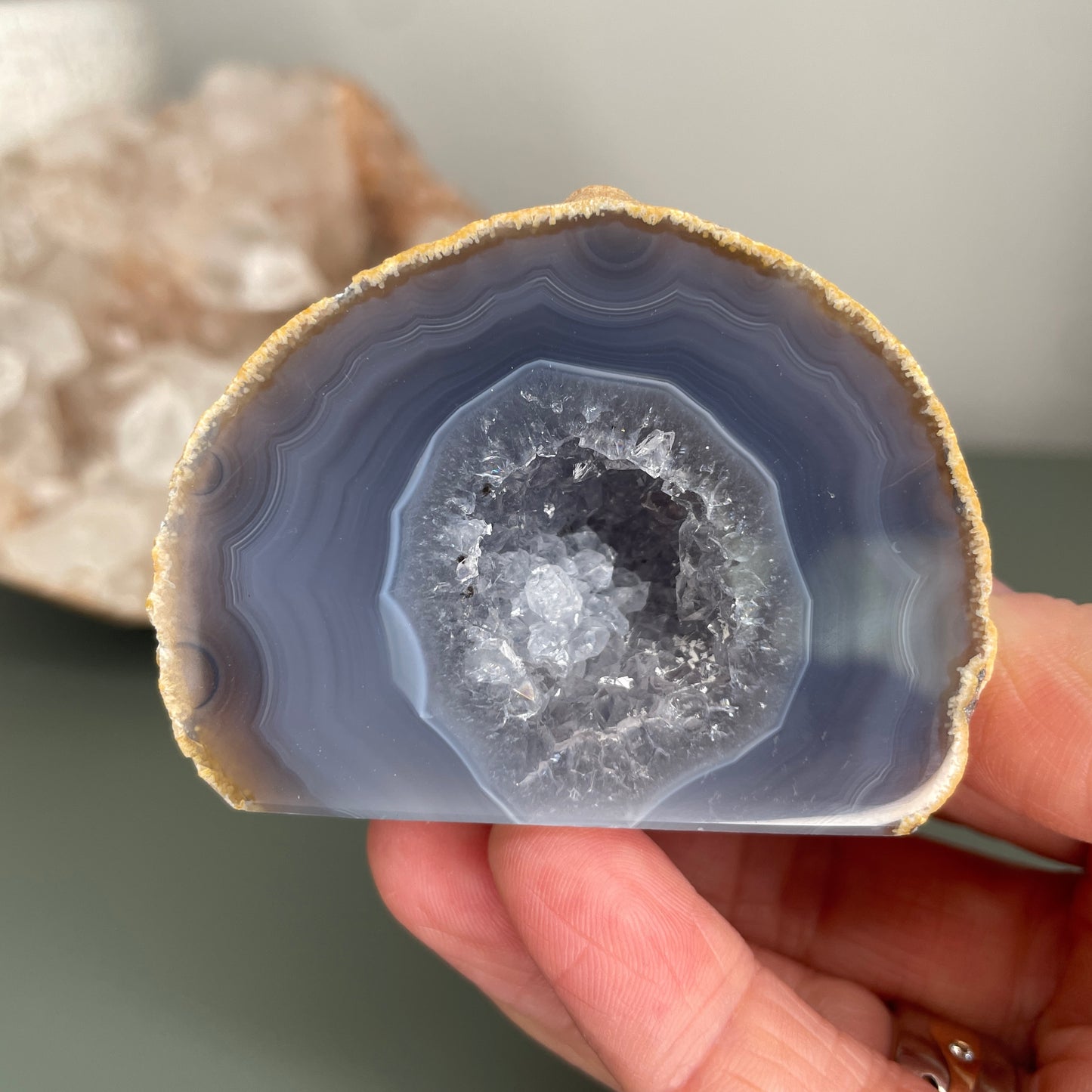 Brazilian Agate Geode - 4CM