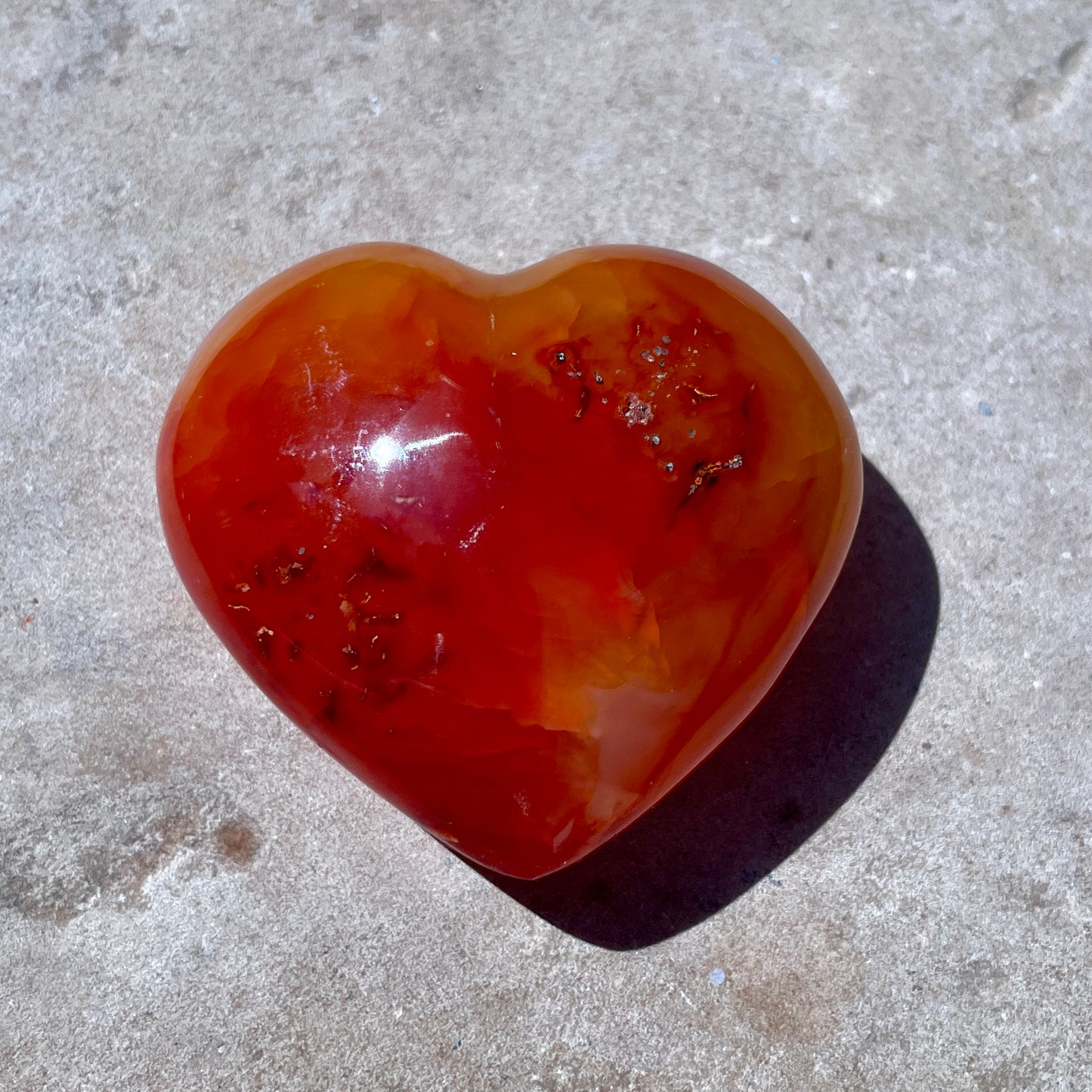 Carnelian Heart 6CM
