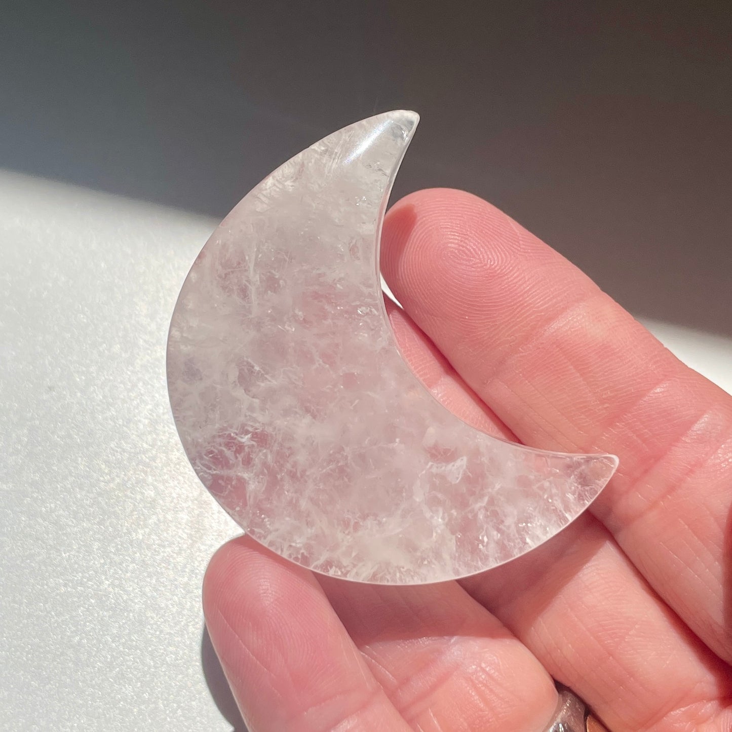 Clear Quartz Moon 5CM
