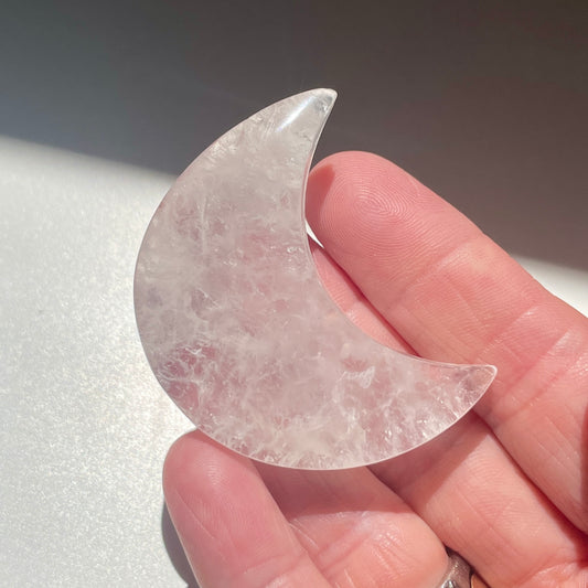 Clear Quartz Moon 5CM