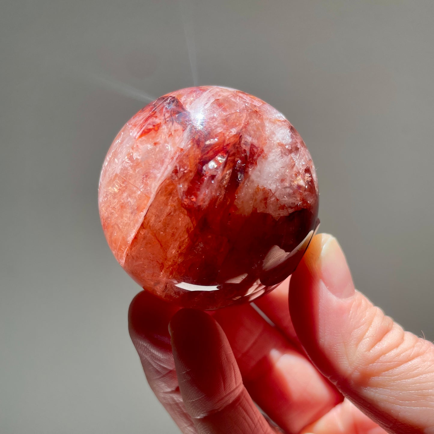 Fire Quartz Sphere 4.5cm
