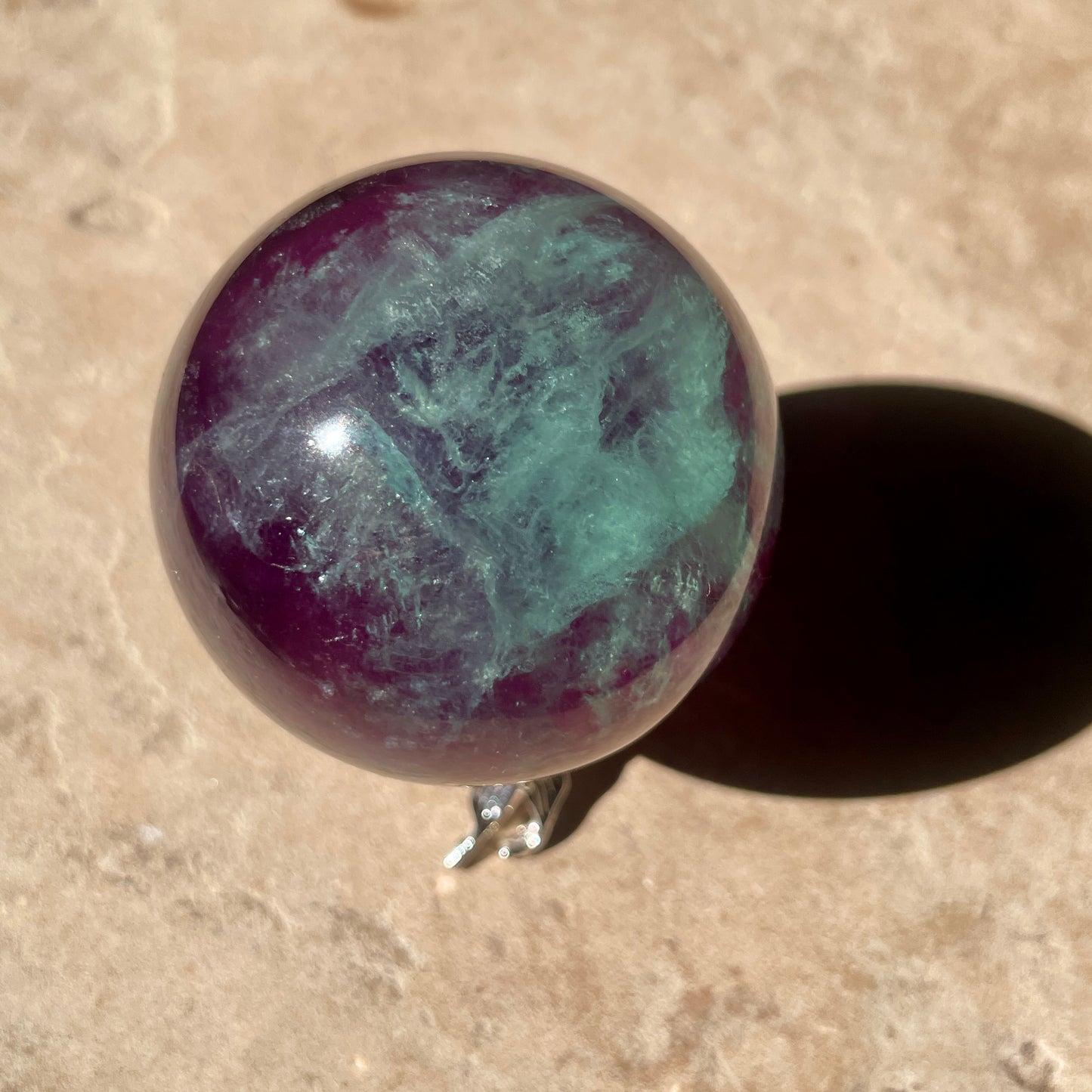 Rainbow Fluorite Sphere 5CM