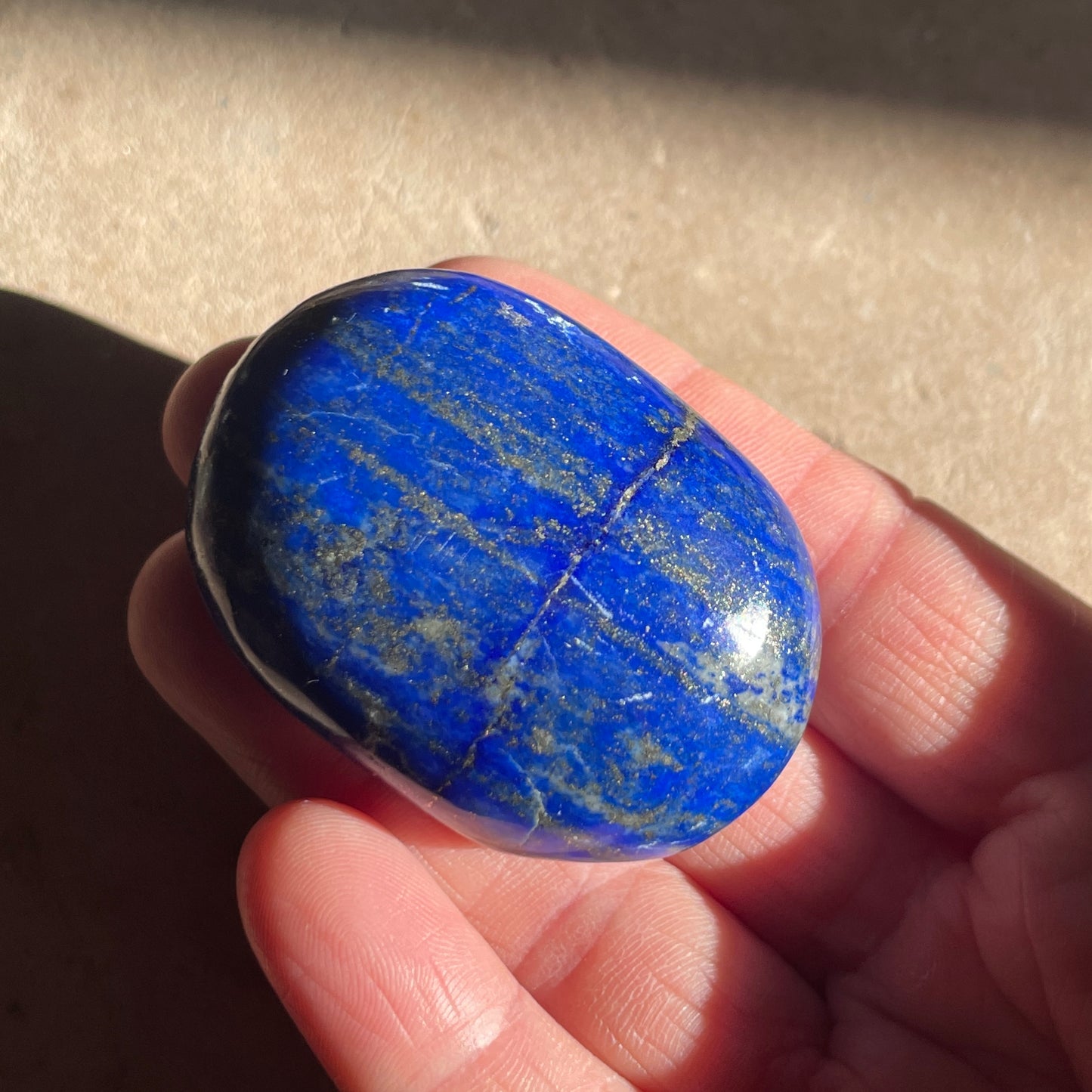 Lapis Lazuli palm stone 5CM - LP2