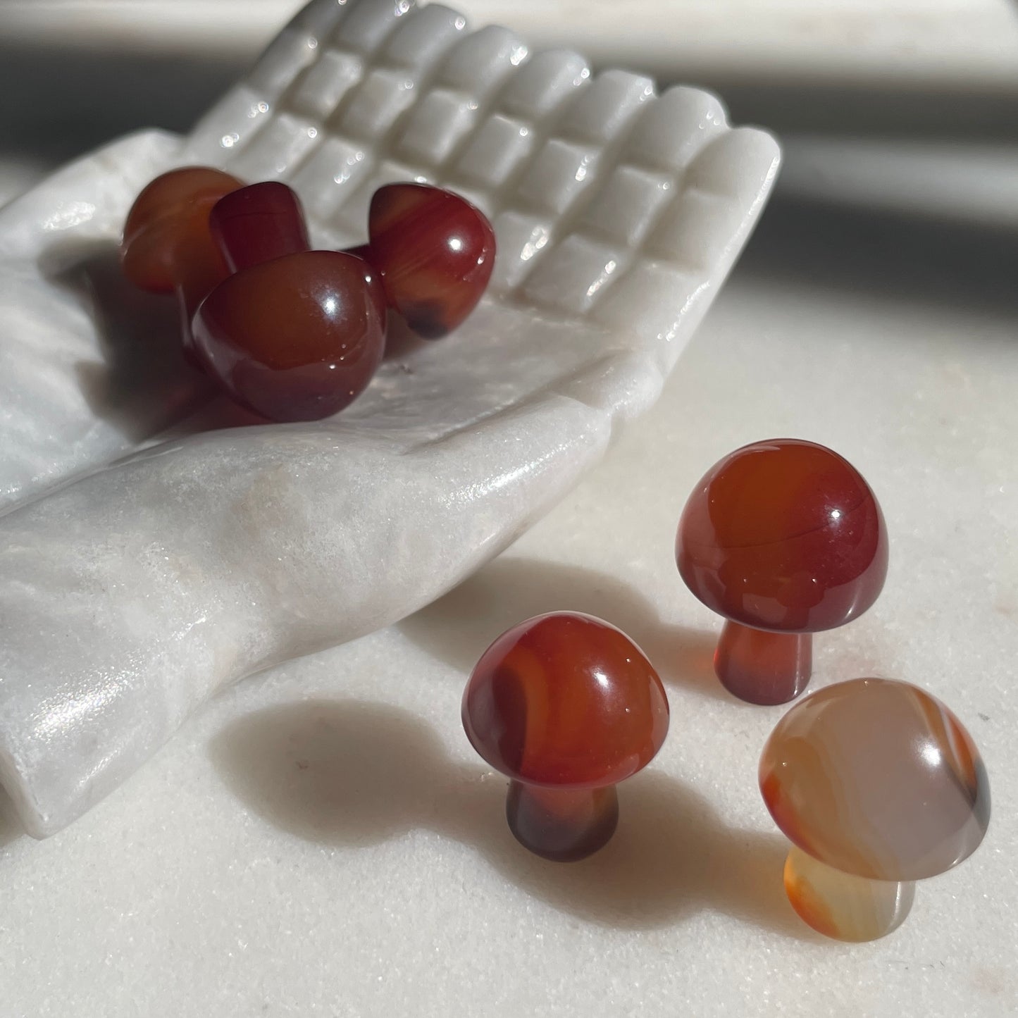 Carnelian Mini Mushroom