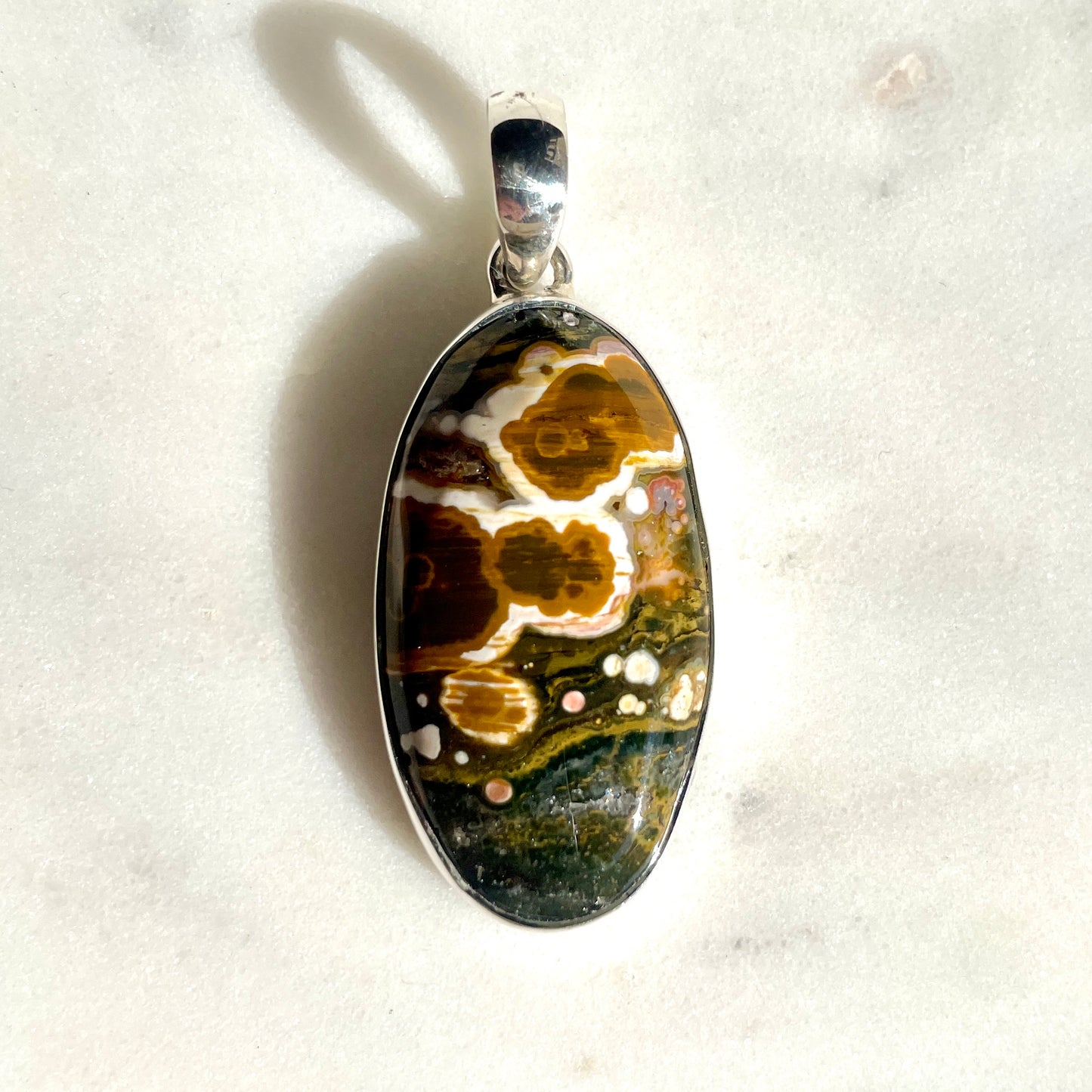 Ocean Jasper pendant | 925 SS