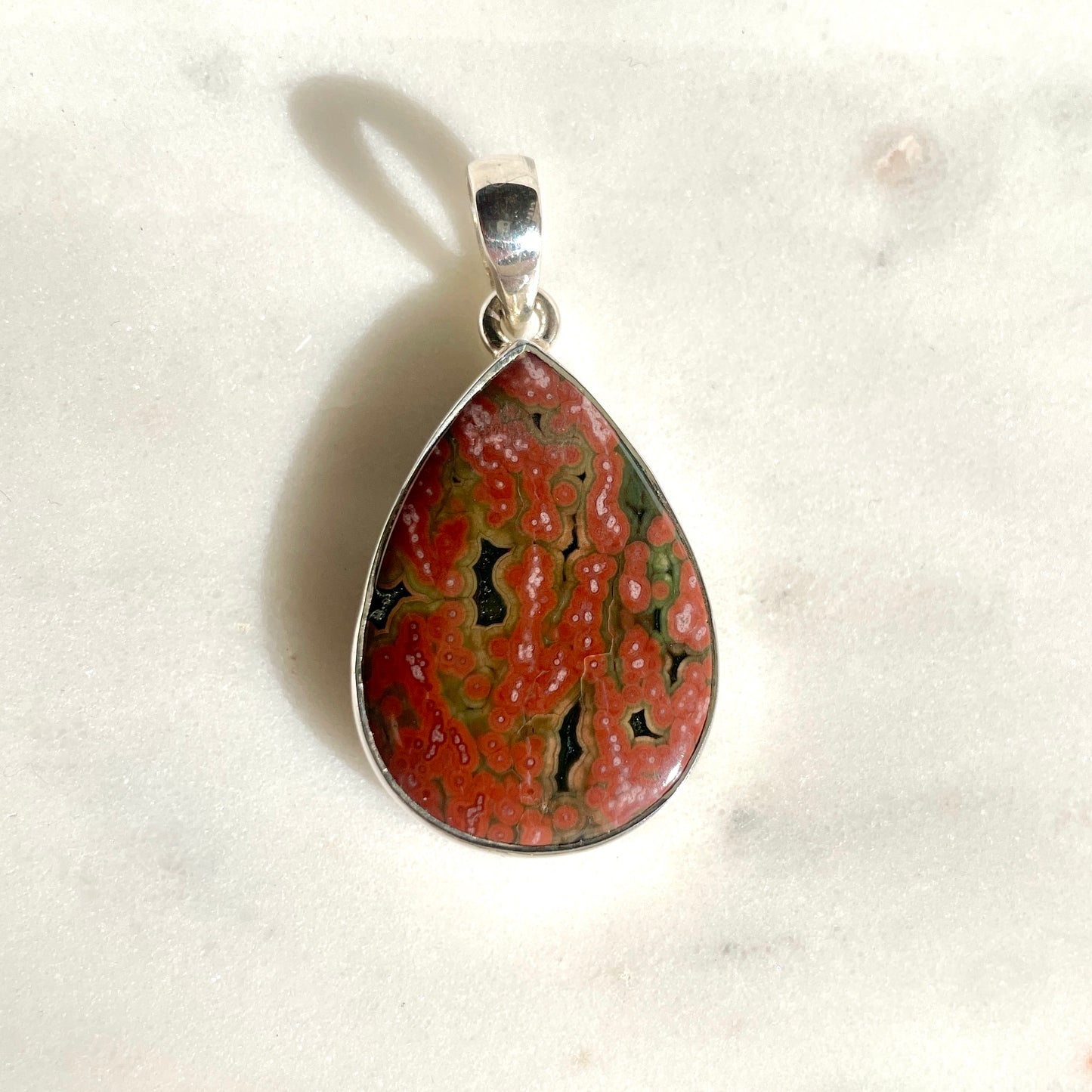Ocean Jasper pendant | 925 SS