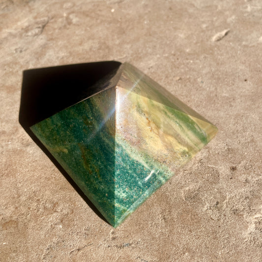 Ocean Jasper pyramid