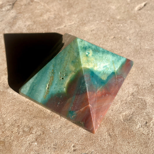 Ocean Jasper pyramid