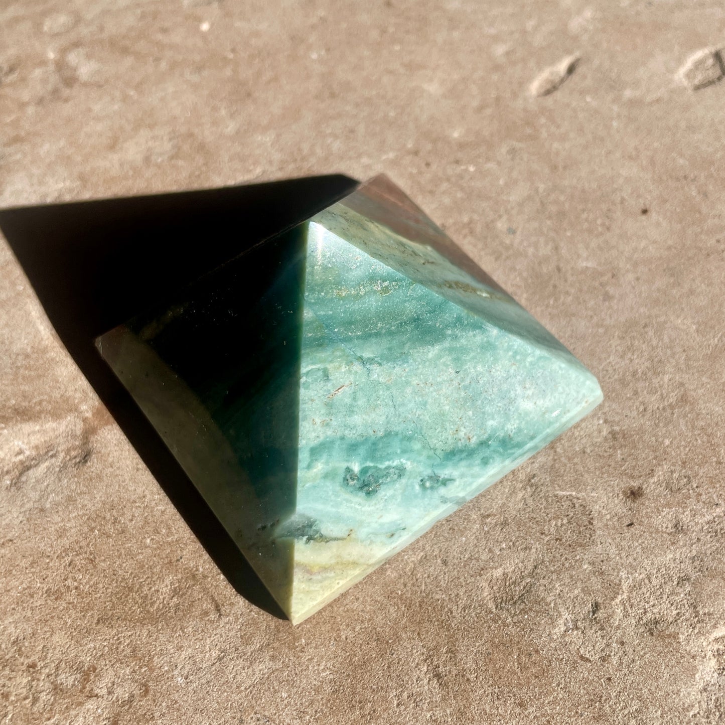 Ocean Jasper pyramid