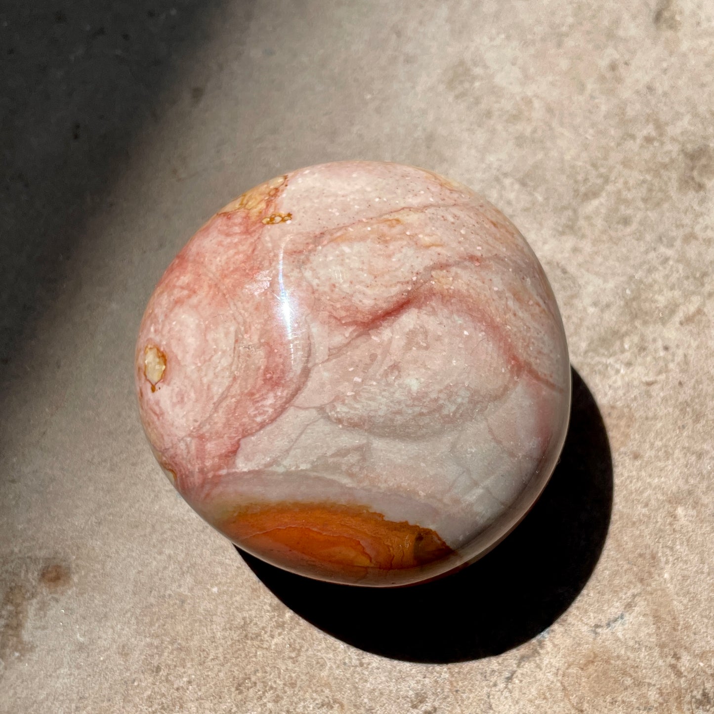 Polychrome Jasper Palm stone 5CM