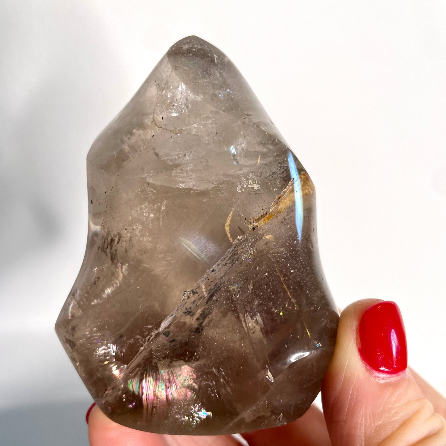Smokey Quartz Flame 7.5CM