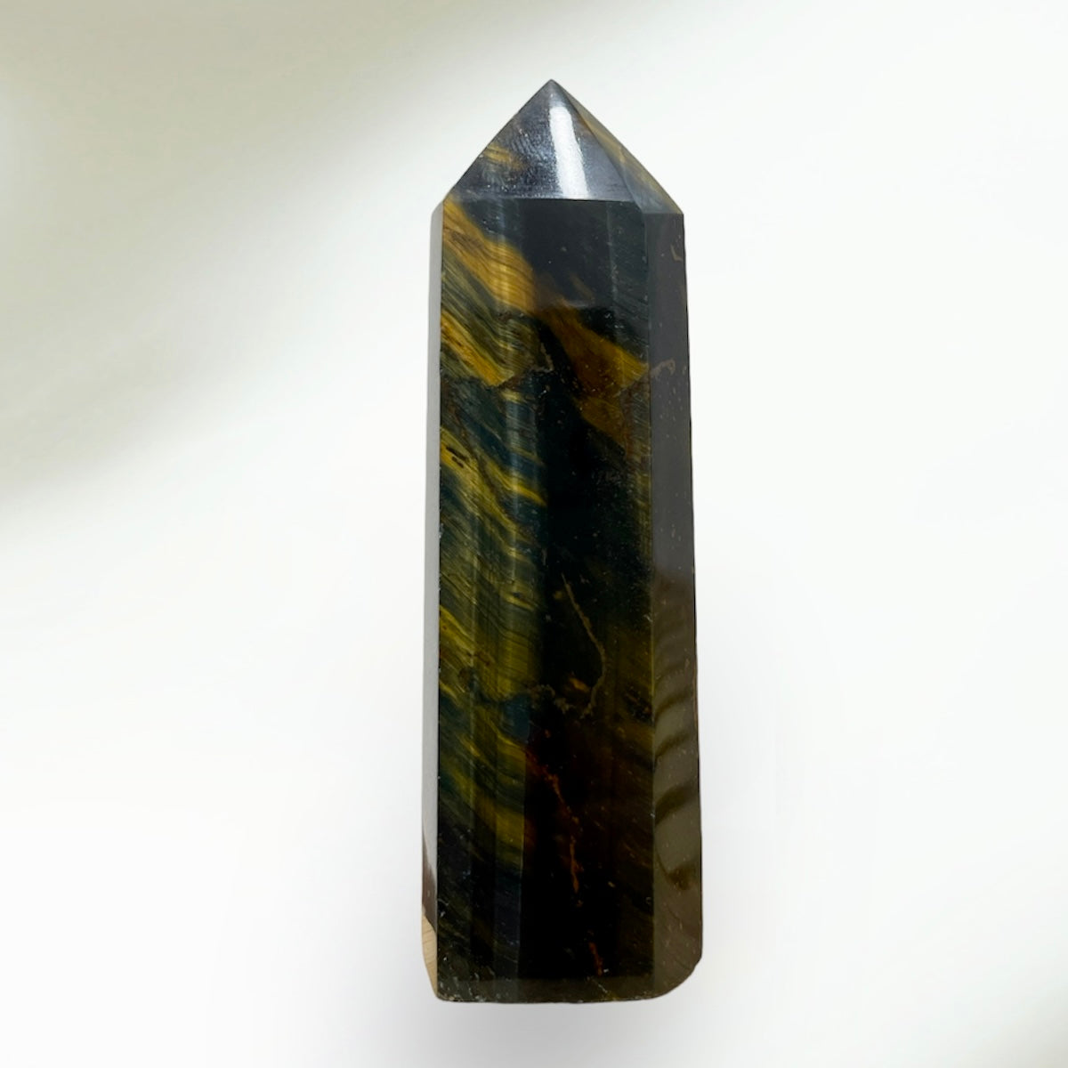 Tigers Eye Blue Tower 9CM