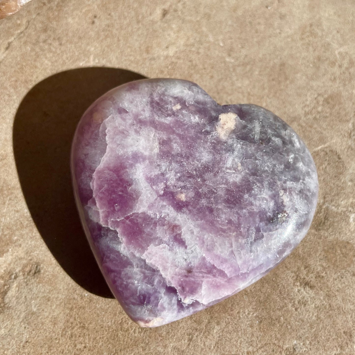 Lepidolite Heart 5CM