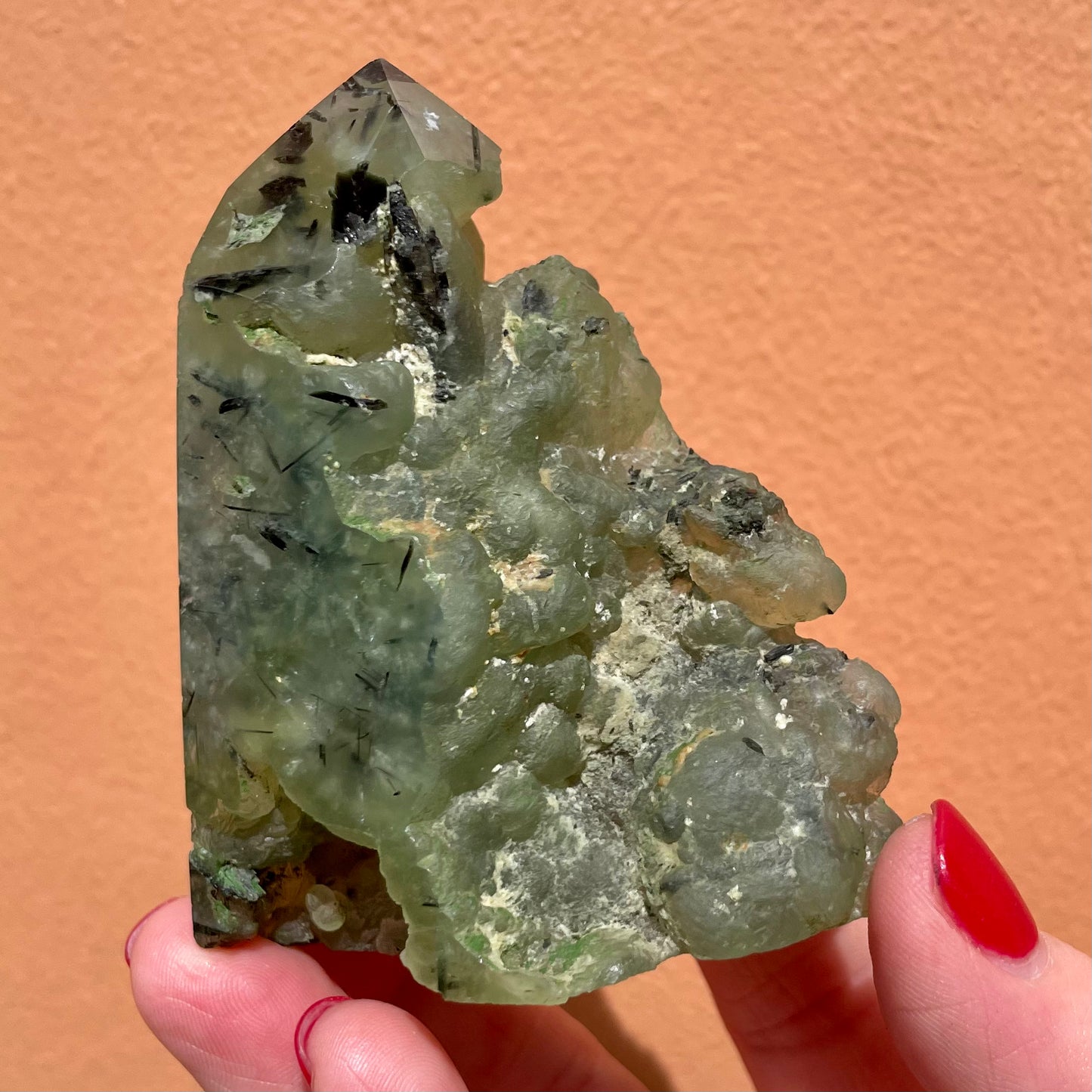 Prehnite tower 7.5cm