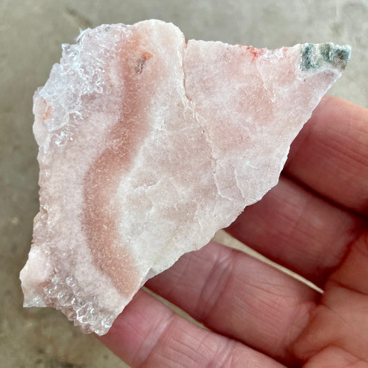 Pink Amethyst slice 7cm