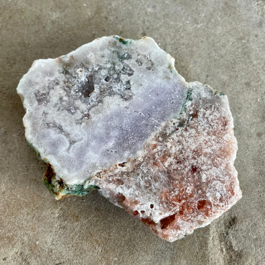 Pink Amethyst slice 7cm