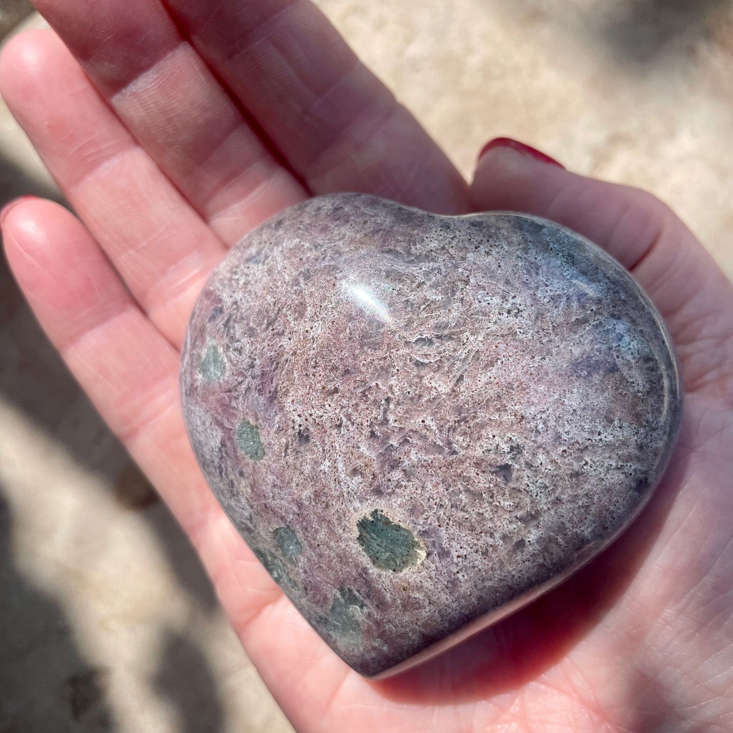 Ocean Jasper heart