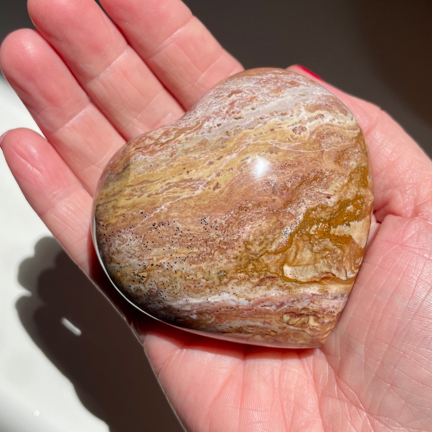 Ocean Jasper heart