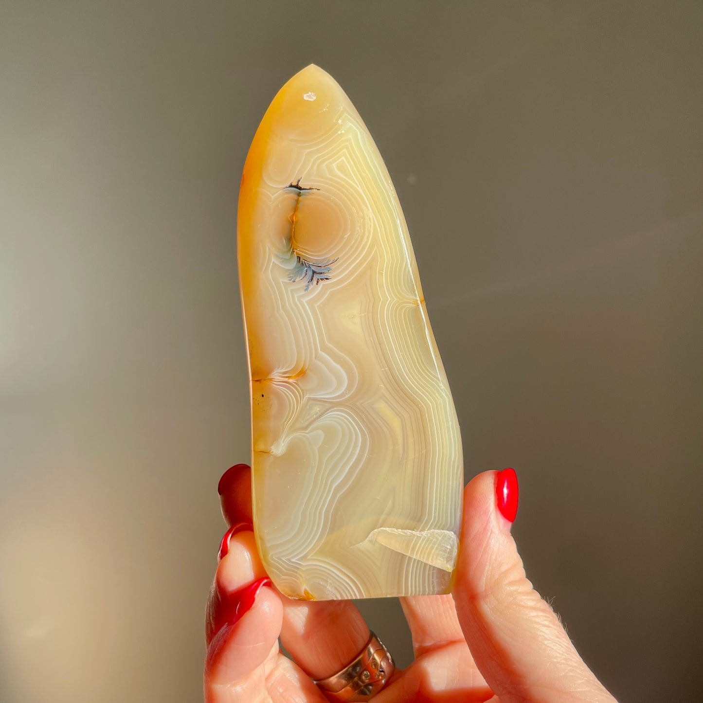 Agate Quartz Freeform 12CM