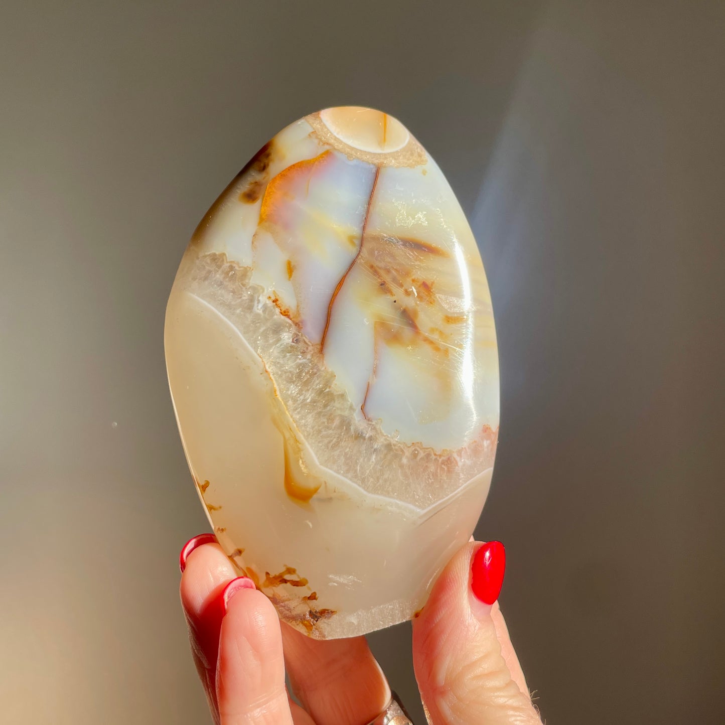 Agate Quartz Freeform 11CM