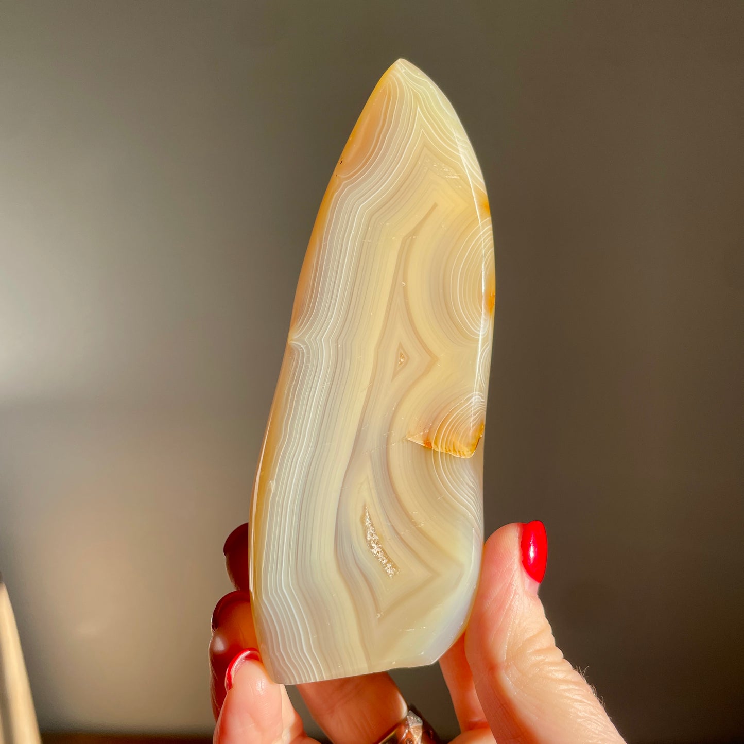 Agate Quartz Freeform 12CM