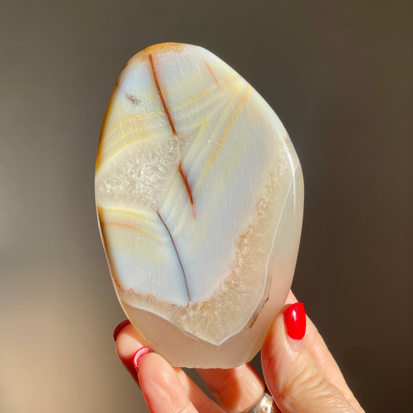 Agate Quartz Freeform 11CM