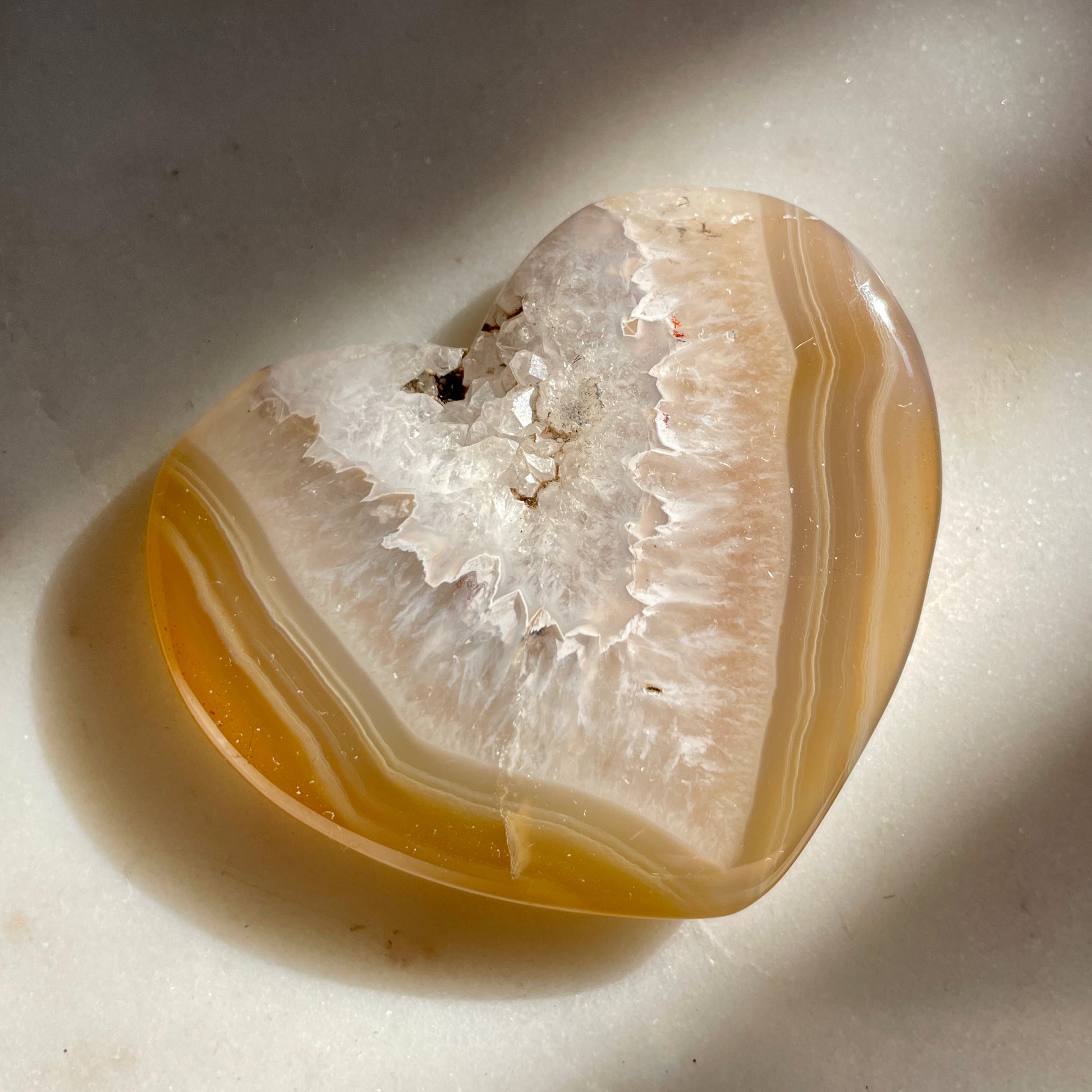 Agate Heart 7cm