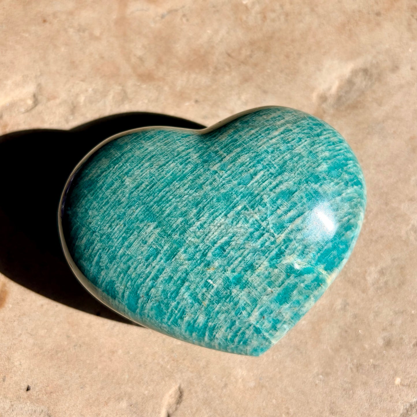 Amazonite Heart 9CM