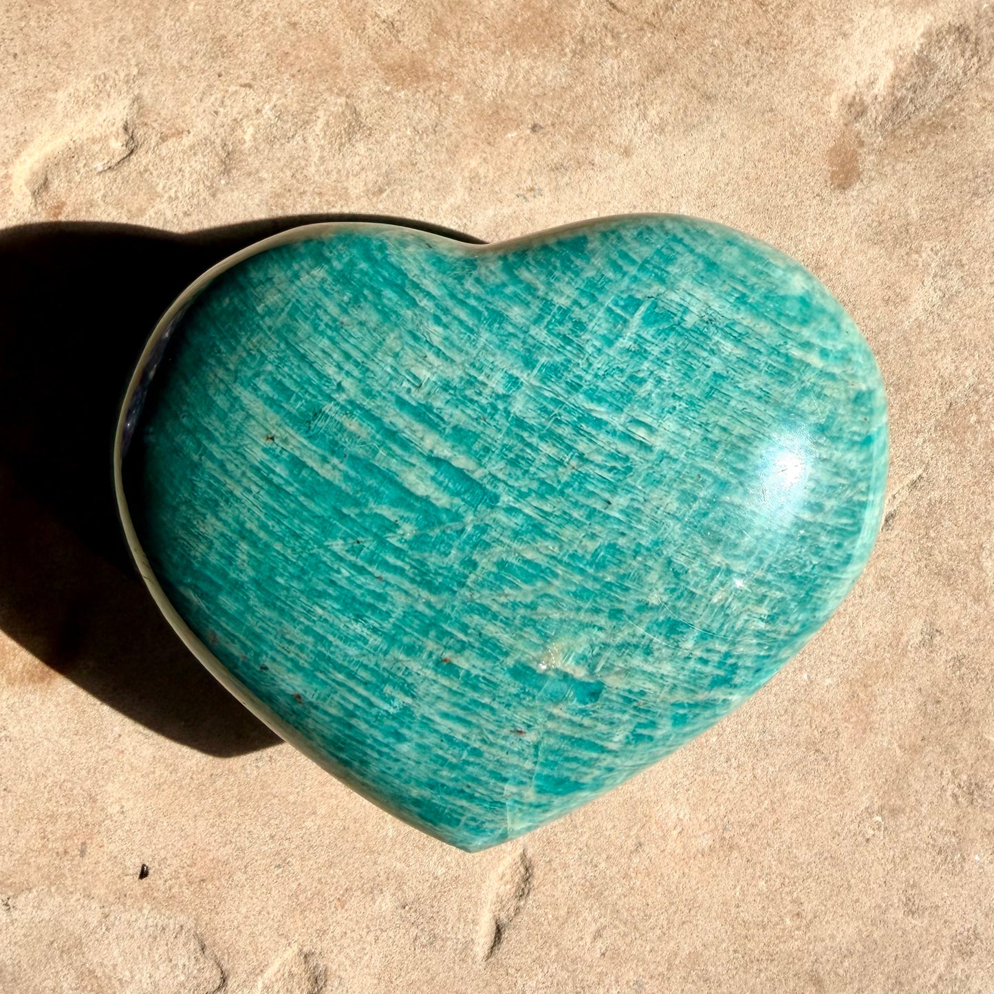 Amazonite Heart 9CM