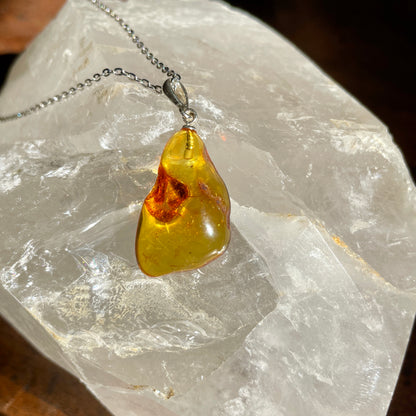 Baltic Amber pendant necklace