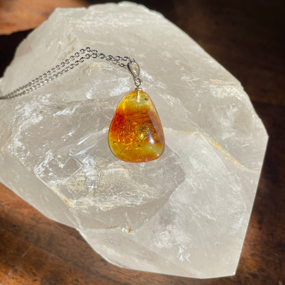 Baltic Amber pendant necklace