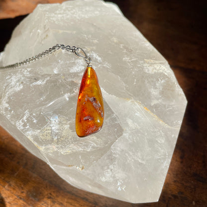 Baltic Amber pendant necklace