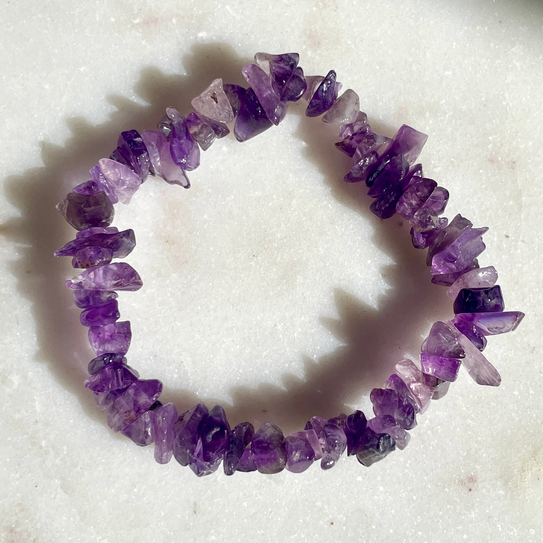 Amethyst Chip bracelet