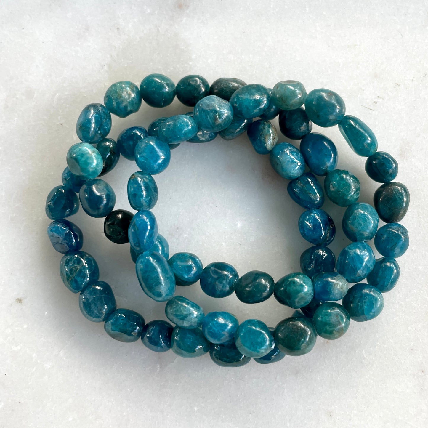 Apatite Tumble stone bracelet