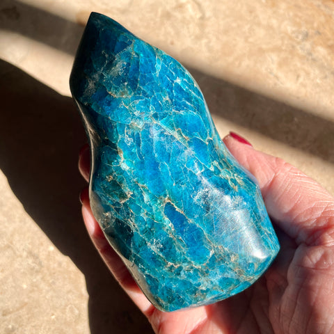 Blue Apatite Flame 10.5CM