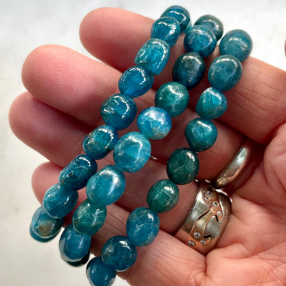 Apatite Tumble stone bracelet