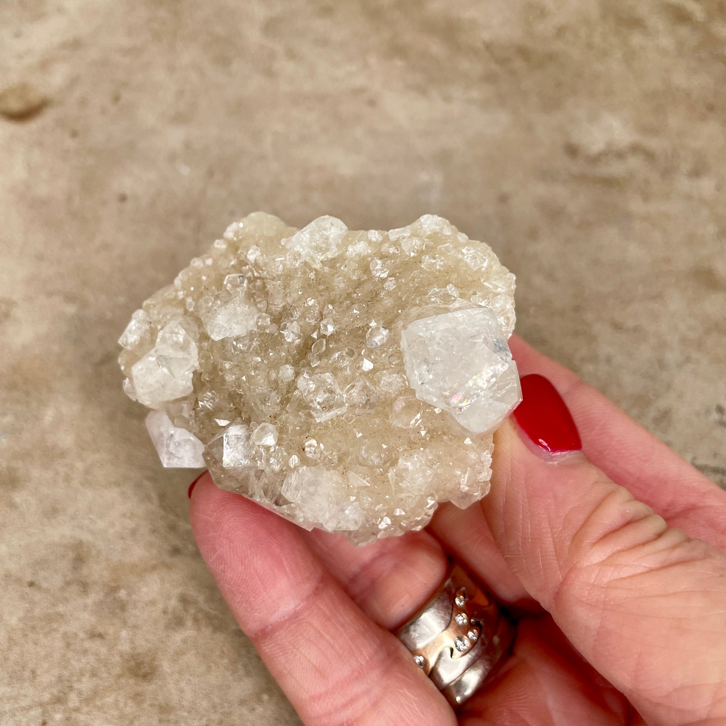 Apophyllite Cluster A1