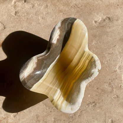 Zebra Aragonite trinket bowl