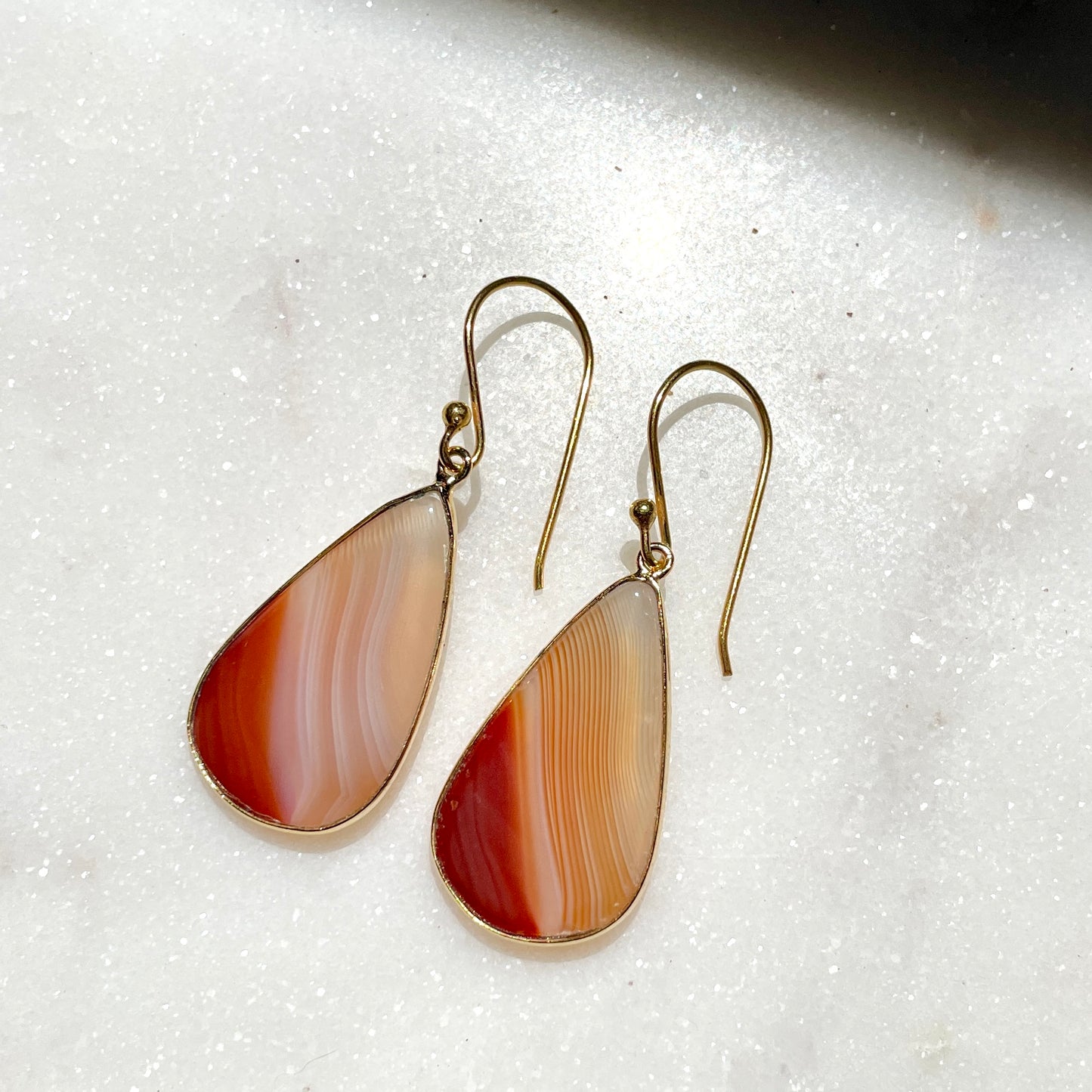 Agate earring