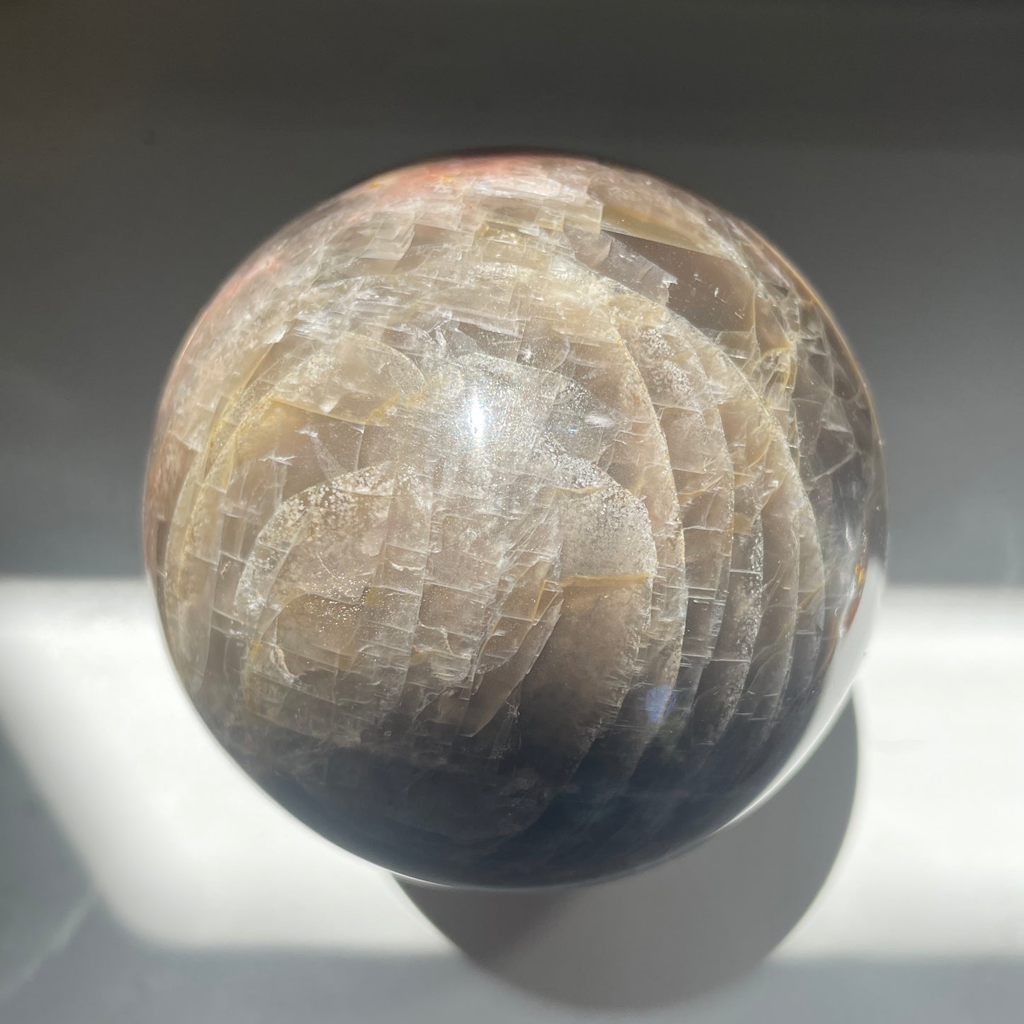 Black Moonstone Sphere 8CM