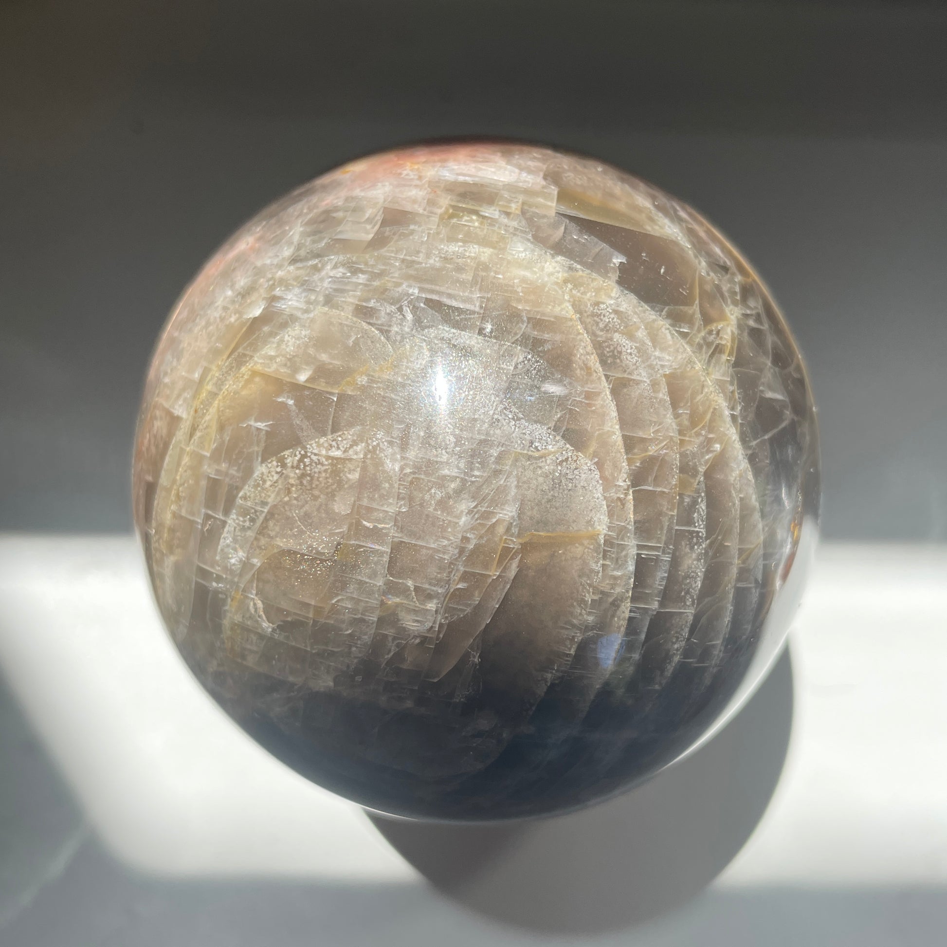 Black Moonstone Sphere 8CM