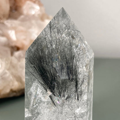 Black Rutile Tower 8CM