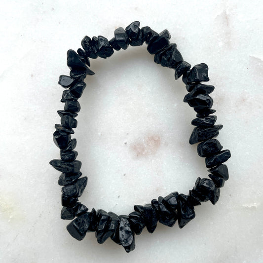 Black Tourmaline Chip bracelet
