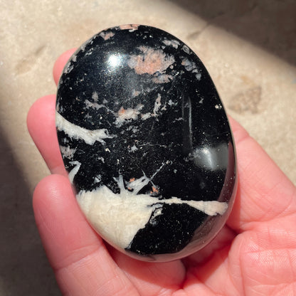 Black Tourmaline Palm stone 6cm