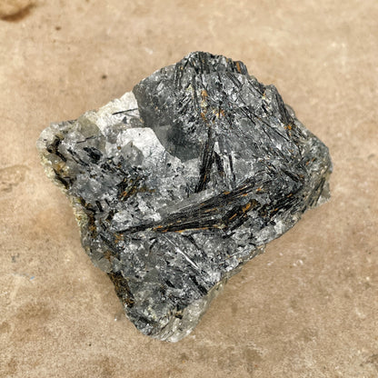 Black Tourmalinated Quartz Natural T1