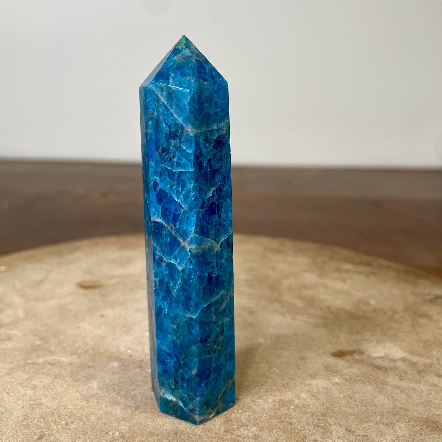 Blue Apatite Tower 10cm